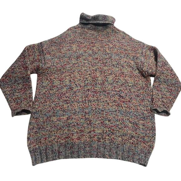 VTG Express Wool Alpaca Sweater Y2K Turtleneck Womens Sz Small Chunky Oversized - Picture 8 of 8